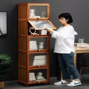 원목 그릇장 주방 장식장 찬장 컵 부엌 진열장