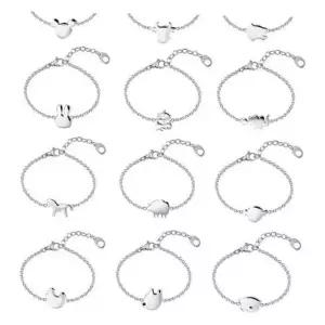 꼼에스타 유아동주얼리 12지신 실버미아방지팔찌