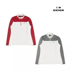 [아이더]DWW22240 여성 피아존 겨울 컬러블록 기모 짚업 티셔츠 305902