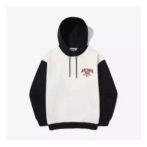 [휠라]면혼방 컬러블럭 후드티 FS2POG1109X_IVY 304375