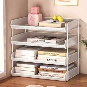 지류보관함 서류 정리함 파일 4단 캐비닛 15cm A3 서랍장 정돈 화이트 서랍 2단