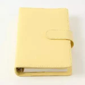 업무용 인조 가죽 A6 다이어리 유선 노트 플래너 레몬 바인더 새해