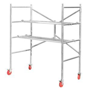 바퀴달린 아시바 작업대 이동식 무륜을 미끄럼 틀비계 80x60x75 1 35m 바퀴