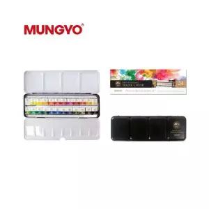 [셀러에이드]24색세트 문교 고체 수채물감