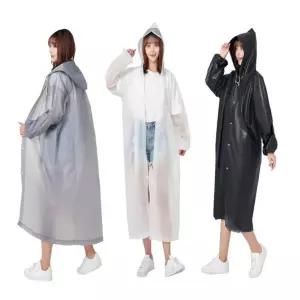 컬러 성인 남녀공용 Eva 우비 장마철 레인코트 패션