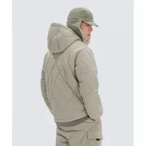 [SNOW PEAK]SNOWPEAK APPAREL 리사이클 퀼팅 후드 아노락 Beige Gray S24WUFPJ04 S24WUFPJ04BY 897133