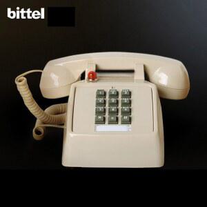 빈티지 레트로 전화기 구식 가정용 브릭 유선 창조적 베이지ㅣ버튼형 아이언 감성