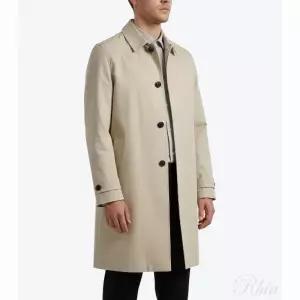 휴고보스 레귤러 핏 코트 in 워터 리펠런트 개버딘 50517771 281 발수