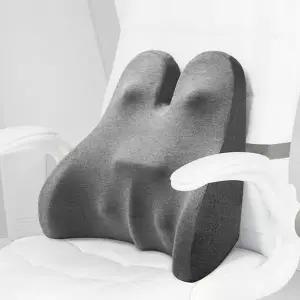 [콩심팥심]방석 의자 쿠션 허리 등받이 직장인 학생 메모리폼 자동차등받이