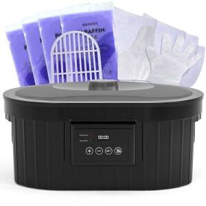 손과 발을 위한 파라핀 왁스 머신, 집에서 전문적인 스파 및 관절염 를 라벤더 워머가 포함된 왁스키스 5000ml 배스