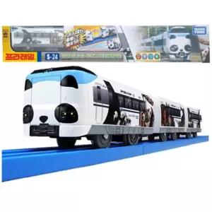 유아 프라레일 건전지 팬더 열차 전동 기차 장난감 선물용 남아 완구 아이 어린이