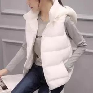 데일리 초경량 따뜻한 다운패딩 여성 패딩 겨울 조끼 패딩 가벼운 보온 간절기 퀄팅