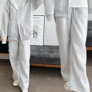 여성 와이드 바지 밴딩 트레이닝 겨울 여성 기모 따듯 허리 팬츠