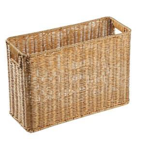 라탄 좁은바구니 틈새 공간활용 정리함 커버 소형 연한커피색 없음