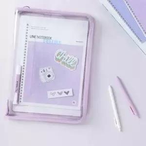 펜슬파우치 투명 클리어 파우치 중학생필통 연필케이스