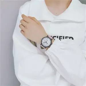 여성 가죽 손목시계 예쁜 시계 핑크 패션시계