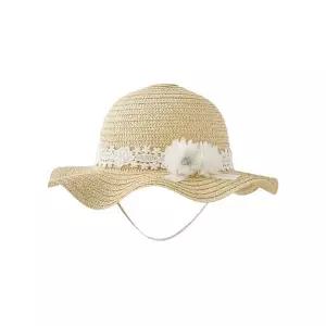 갤러리아 (아기모자)돌,조카,아기,유아모자,플라워레이스왕골모자(36114-801-0