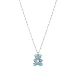 [스와로브스키] 5737620 Teddy Bear 펜던트 블루 목걸이