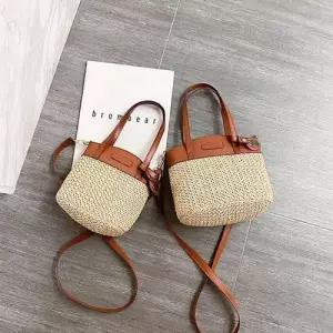 여름가방 비치가방 라탄짜임 시원한 토트 크로스백 WAA2593