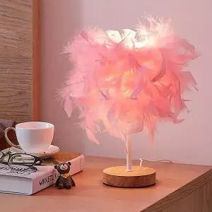 이카루스 VTH015O5 깃털 무드등 핑크 인테리어 조명 스탠드