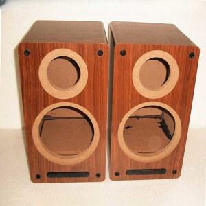 스피커함 우퍼 오디오 원목 스피커캐비닛 체리색 체리 월넛 서브 박스 6인치