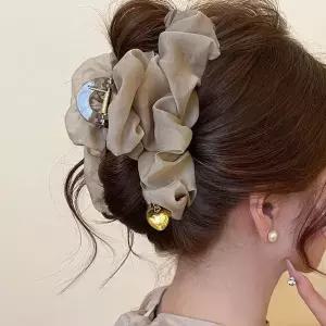 셔링미스트 헤어 클립 집게핀 올림머리 똥머리 반머리