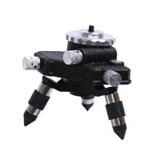 레벨 삼각대 스탠드 회전식 알루미늄 인터페이스 거치대 합금 3D 플랫폼 레벨기삼각대