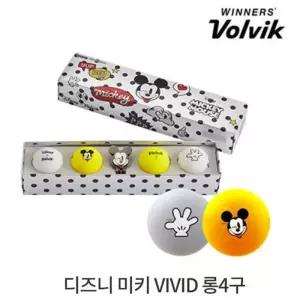 볼빅 디즈니 미키 VIVID 롱4구 캐릭터 볼마크