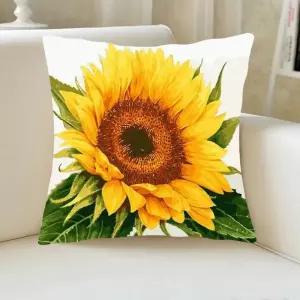 오아브로드 11번가 세트 4종 실크사 실십자수 자수 프린트도안 해바라기 쿠