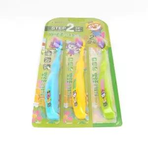 단계별 3P 어린이 아동 STEP2 뽀로로 유아 3~5세 칫솔