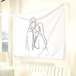 문가리개 XXZ999G3 포스터 천포스터 인테리어 허그M 패브릭