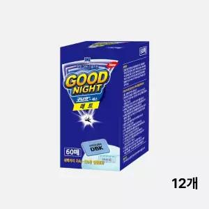 굿나잇 에스 매트 60 12 개 킬파프 훈증기 모기 퇴치 매트훈 중기 리필