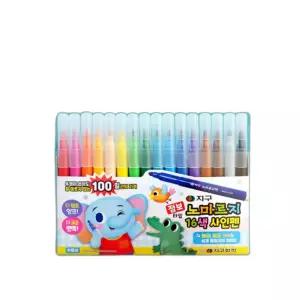싸인펜 16색 세트 유아 어린이 미술 점보형