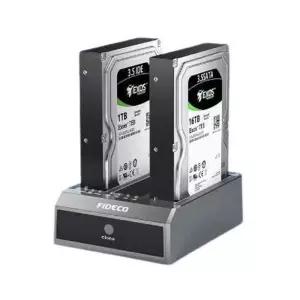 하드디스크 제품 하드복사기 3베이 도킹 스테이션 SSD 다크그레이 SATA/IDE 복