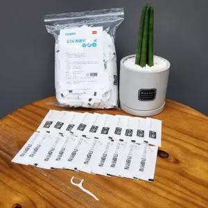 대용량 휴대용 개별포장 여행 치실 300p 교정용 추천 치아교정 치과용