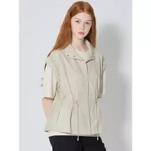 [하프클럽/보니스팍스]나일론 허리 스트링 루즈핏 숏 베스트 (택가격 179000원)