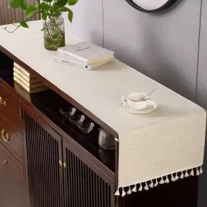 거실장 덮개 린넨 장식장 가구 서랍장 식탁보 TV장