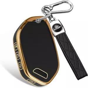 K4 K5 GT-LINE 텔루라이드 스포티지 쏘렌토 셀토스 스마트 리모컨 키포브(골드-블랙)를 위한 MILD EAST