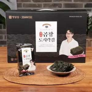 [정담김] 지석진 곱창 도시락김 선물세트 (5g 20봉)