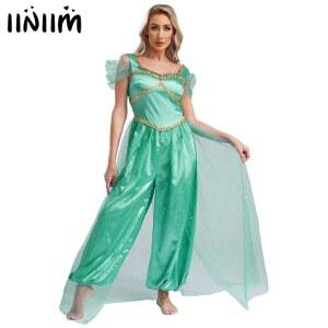 의상 코스프레 할로윈 호박 코스튬 옷 컨셉 졸업사진 바지 벨리 공주 자스민 아랍 성인