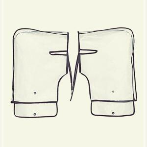 [2개구성] 투명 학교 교실 학원 관공서 바이크 오토바이 스쿠터 장갑 방수커버 핸드워머 핸들 YSWFFLNE0