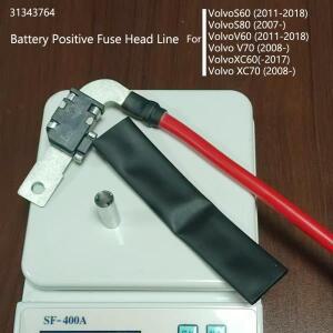 31343764 061 배터리 양극 퓨즈 헤드 라인 케이블 연결선 볼보 S60 V60 (2011-2018) S80 (2007-) XC60 XC70