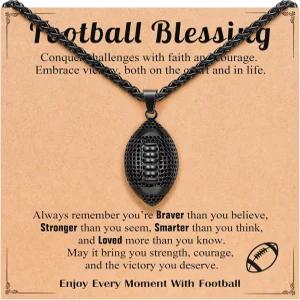 아들 손자 조카를 위한 소년용 핑크도 축구 농구 야구 목걸이 크리스마스 발렌타인 부활절 선물