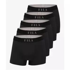 휠라 UNDERWEAR 에센셜 남성 드로즈 블랙 5PACK(FI253DR01M011001) 1170FI253DR01M011001 264793