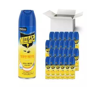 [NS홈쇼핑](무배)에프킬라 수성 에어로졸 파리모기 살충제 상큼한 레몬향 24개입 1박스..
