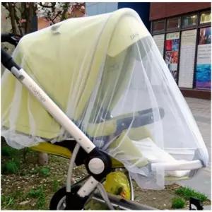 야외 밴딩형 벌레차단 아기 유모차 모기장x2개 원터치모기장 모기방지