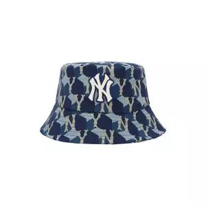 [아웃도어스/MLB]MLB 공용 큐브 모노그램 버킷햇 3AHTM212N-50NYD