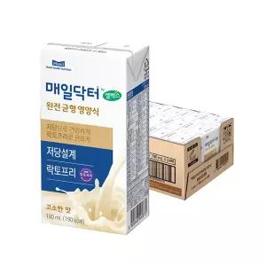 셀렉스 매일닥터 완전균형영양식 고소한맛 190ml 24팩 저당 락토프리