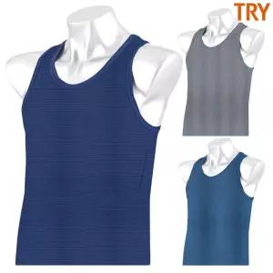 트라이 남자 쿨 통풍 인견 런닝 3매입 D2RF