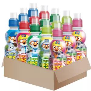 뽀로로음료세트{밀크3+딸기3+사과3+복숭아3+샤인머스캣3} [ST077]